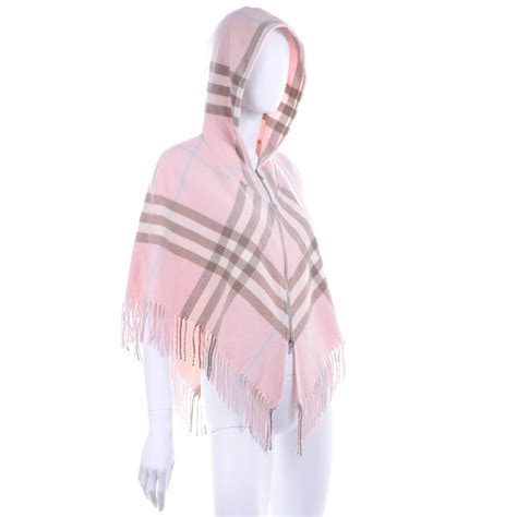 burberry pink poncho